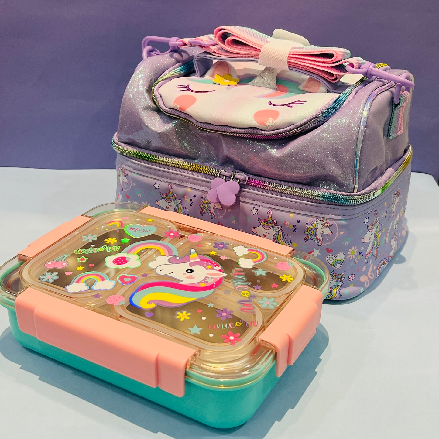 Vest Lunch Combo | Double Decker Lunchbag with Spill Free Lunchbox