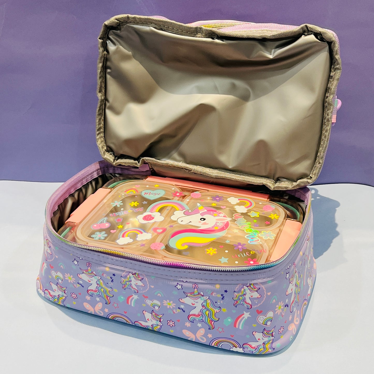 Vest Lunch Combo | Double Decker Lunchbag with Spill Free Lunchbox