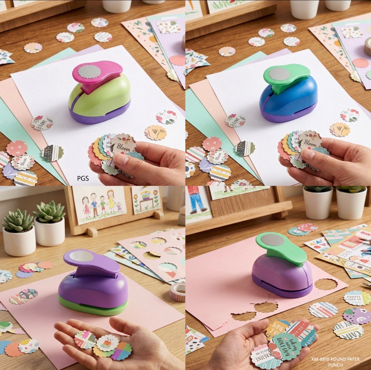 Round Punch Machine - DIY Art & Crafts