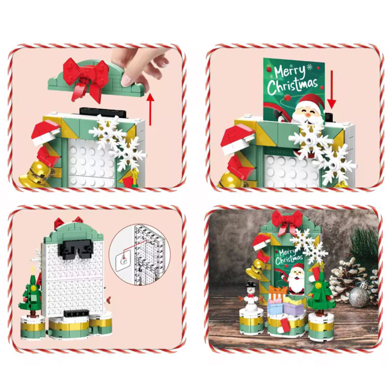 Christmas Bricks - Photo Frame | 268pcs