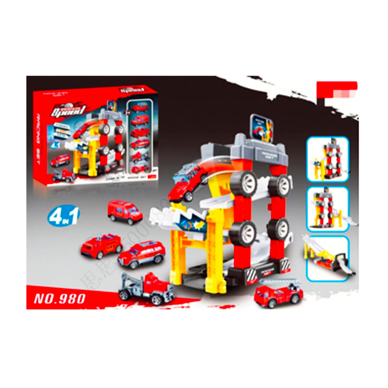 Firefighter Set - 4 in 1