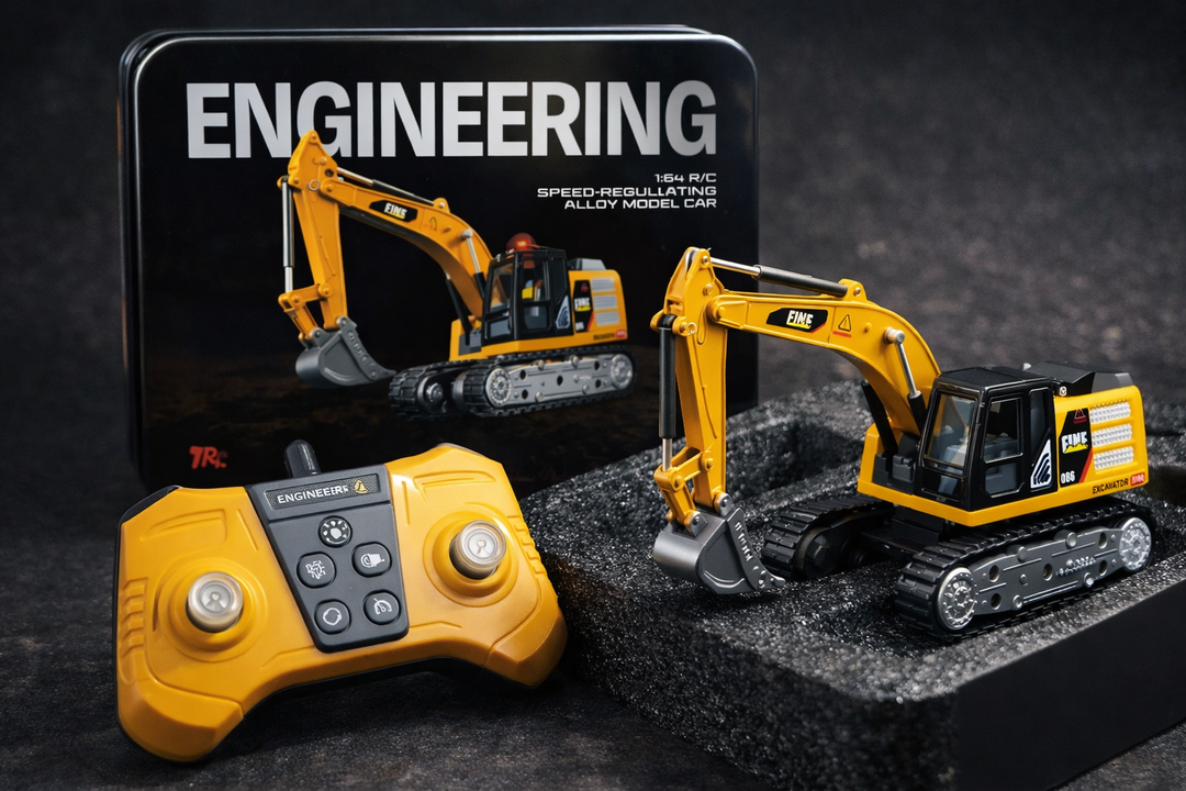 Trasped - 1:64 RC Excavator | R/C with Light and Sound (Copy)