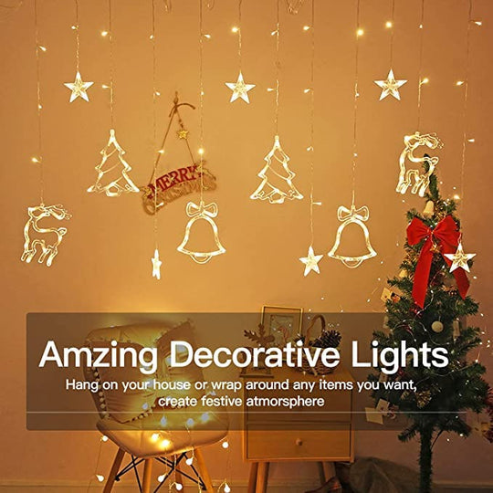 Christmas - 10pcs Star String Lights