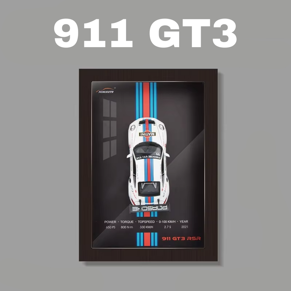 3D Sports Car Frames - 1:32 Model Poster