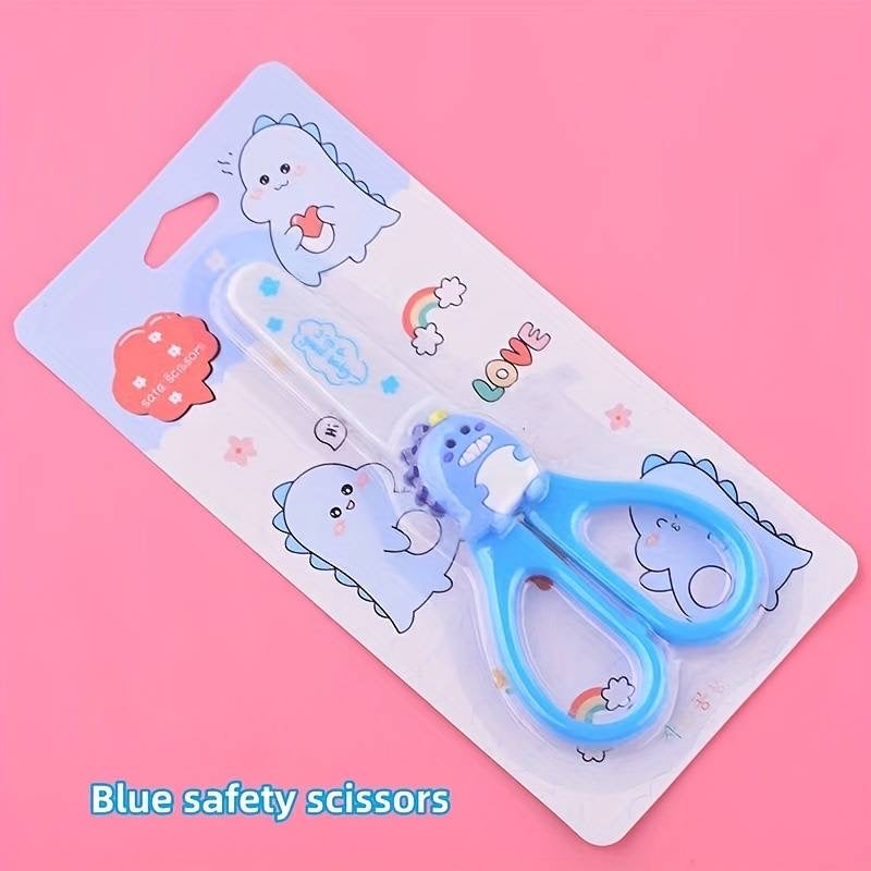 Cute Dino/Rabbit Scissors with Safety