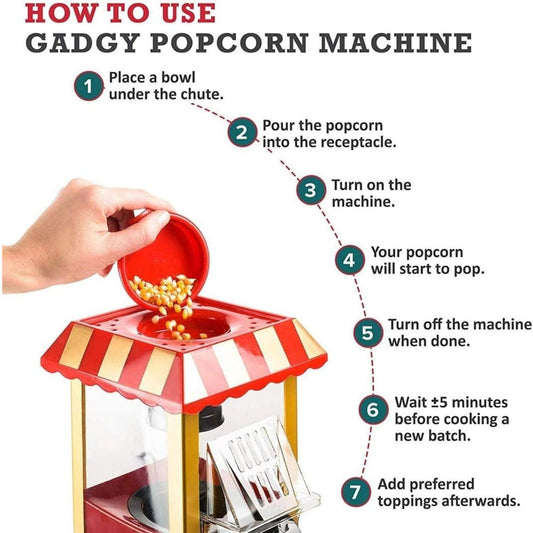 Popcorn Maker - Electric Machine 1200W