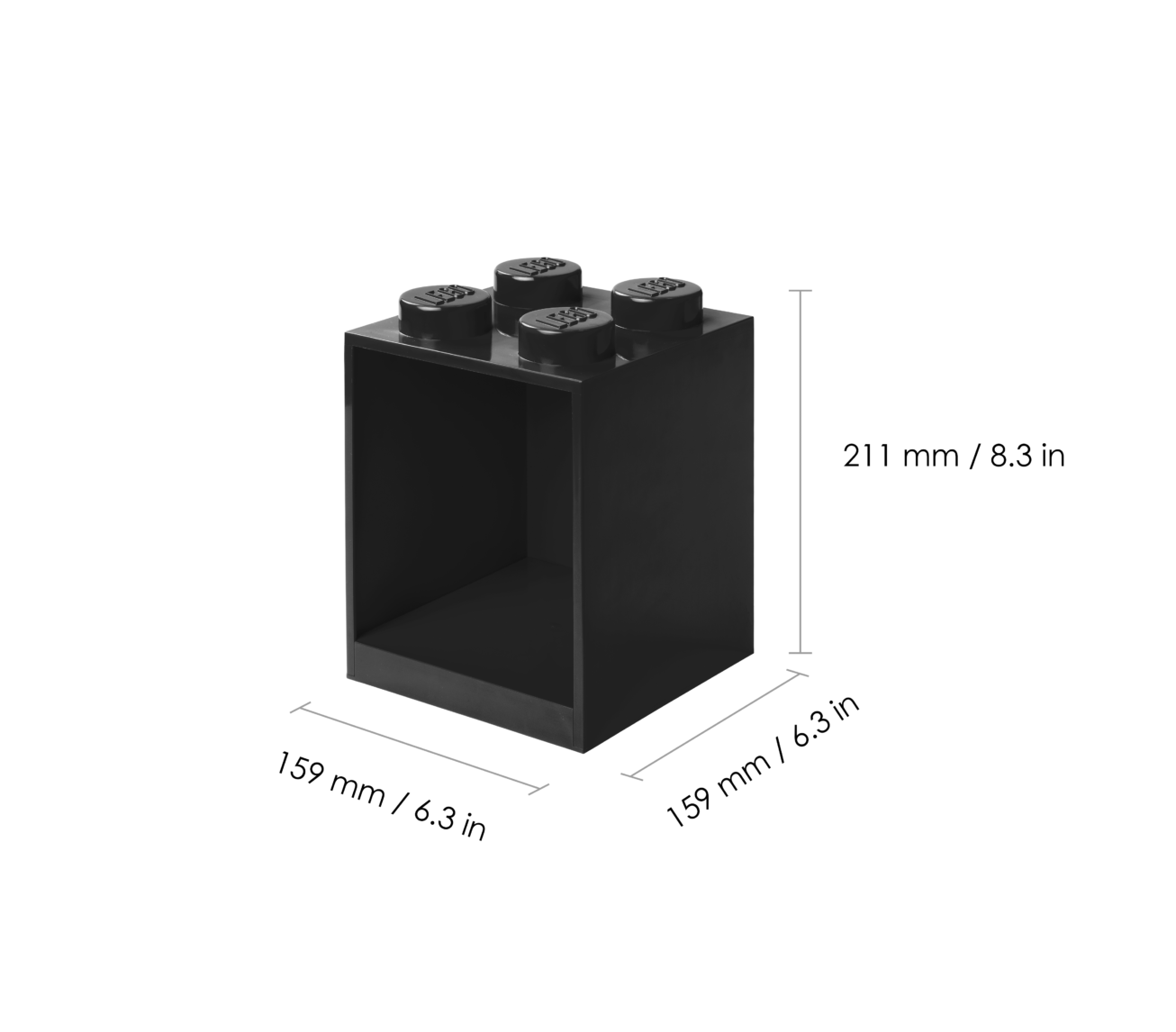 Lego - Brick Shelf Set, 2pcs