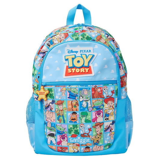 Smiggle - 16” Blue Toy Story Backpack