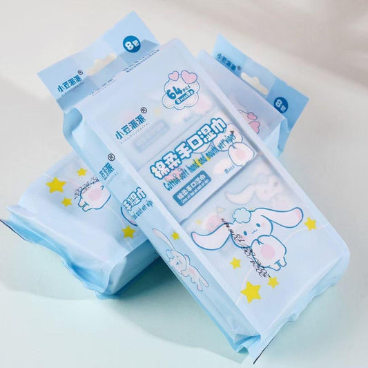 Cute n Handy Wet Wipes - 8x8 box