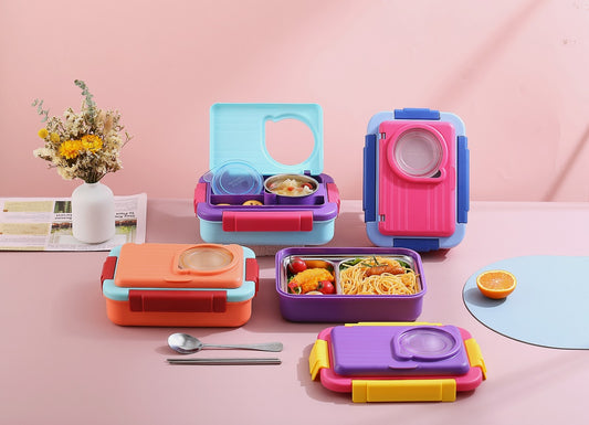 5 Compartments Molly Polly Lunchbox (For Teenagers/Adults)