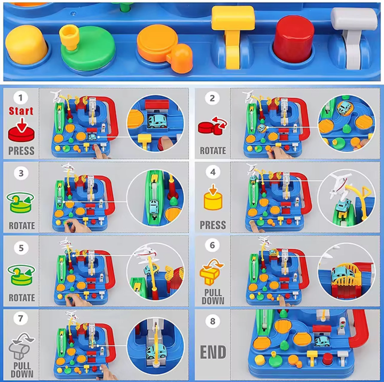 City Rescue Activity for Toddlers | Learning Puzzle