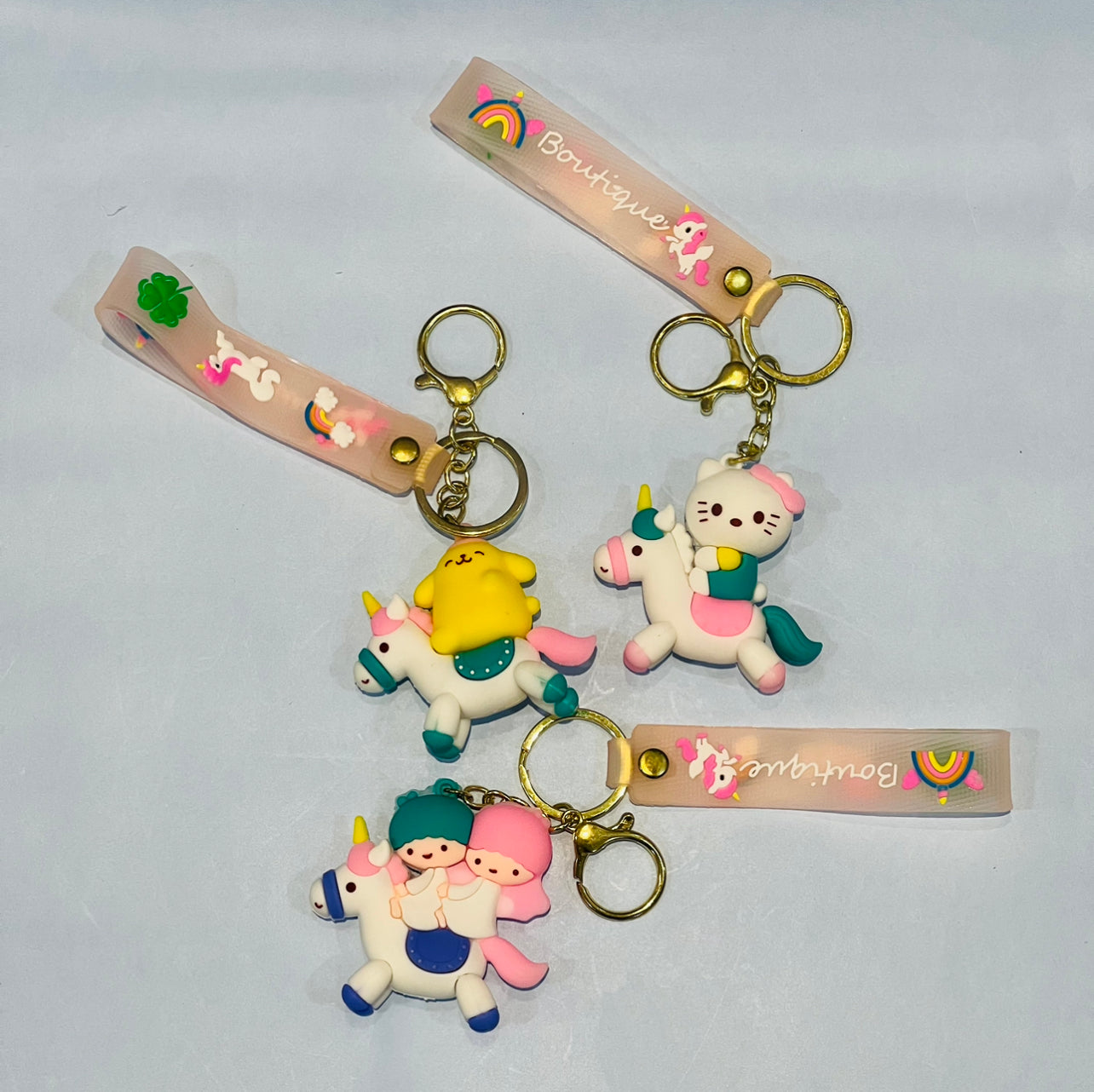 3D Silicone Unicorn Keychains with Unbelievable Quality