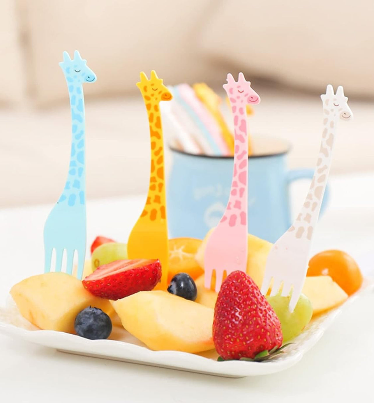 Giraffe Party Fork - 12pcs | Premium Quality