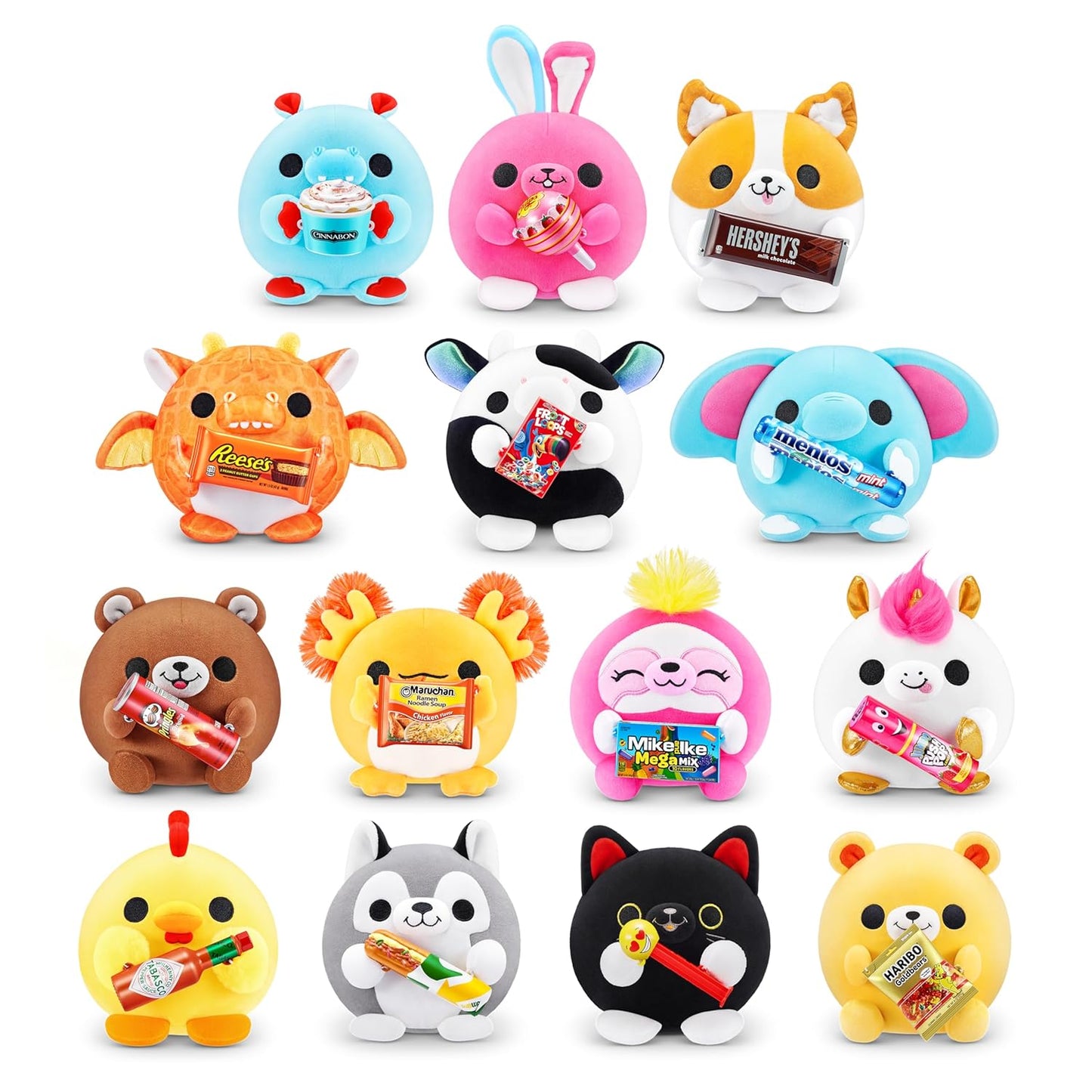 Snackles Mystery Plush 5 inch Squishy Comfort Plush