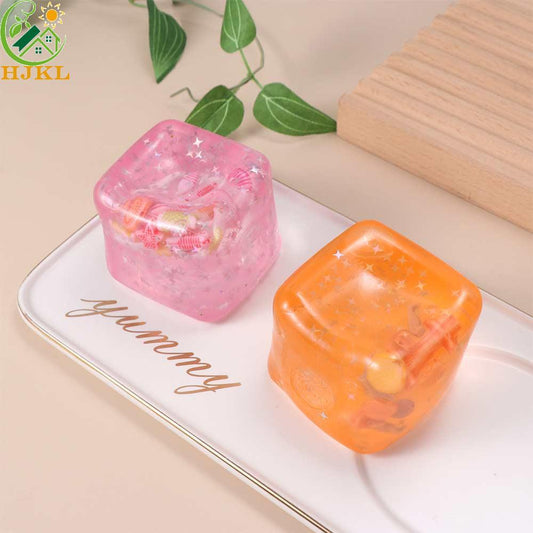 Ocean World - Squishy Ice Cube with Shells | 1pcs