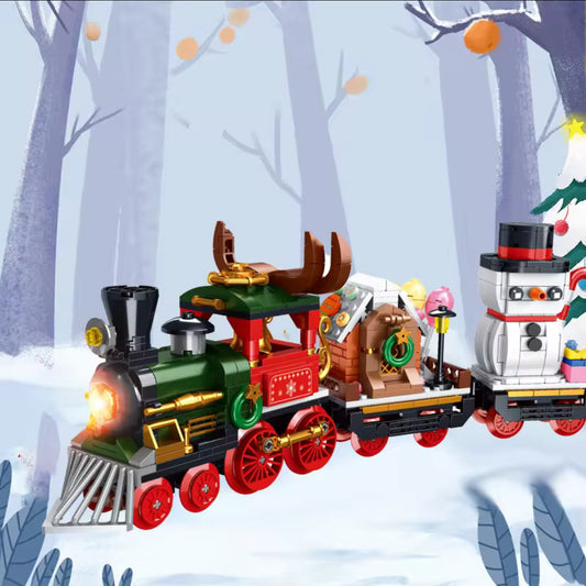 Christmas Train - 868Pcs DIY | 4-in-1 Building Block Set