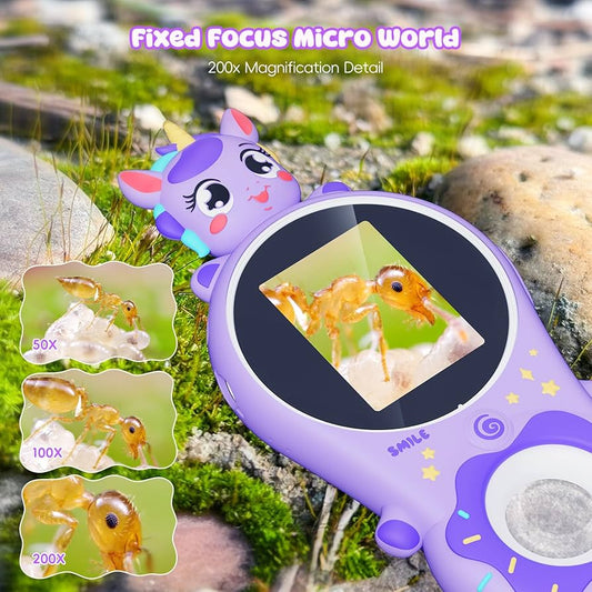 UniWorld Microscope - HD Screen, SD Card to Create Memories