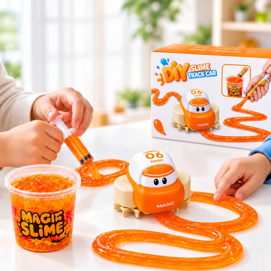 DIY Mite Track Car - Magic Slime