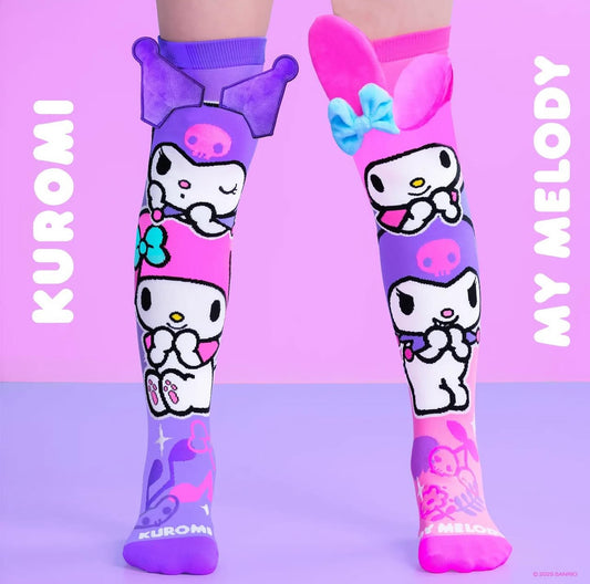 Jioiwa Socks - My Melody-Kuromi