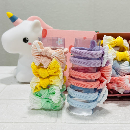 Pastel Hair Bands | 6 Sets