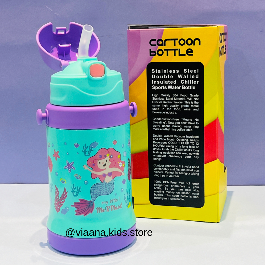 Insulated Chiller Hanging Sipper - 450ml, BPA Free, Non Toxic