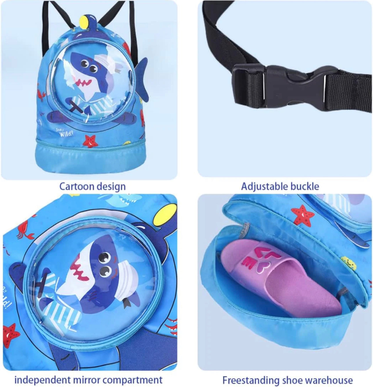 Cute Swimming Backpack - Perfect for The Pool or Beach