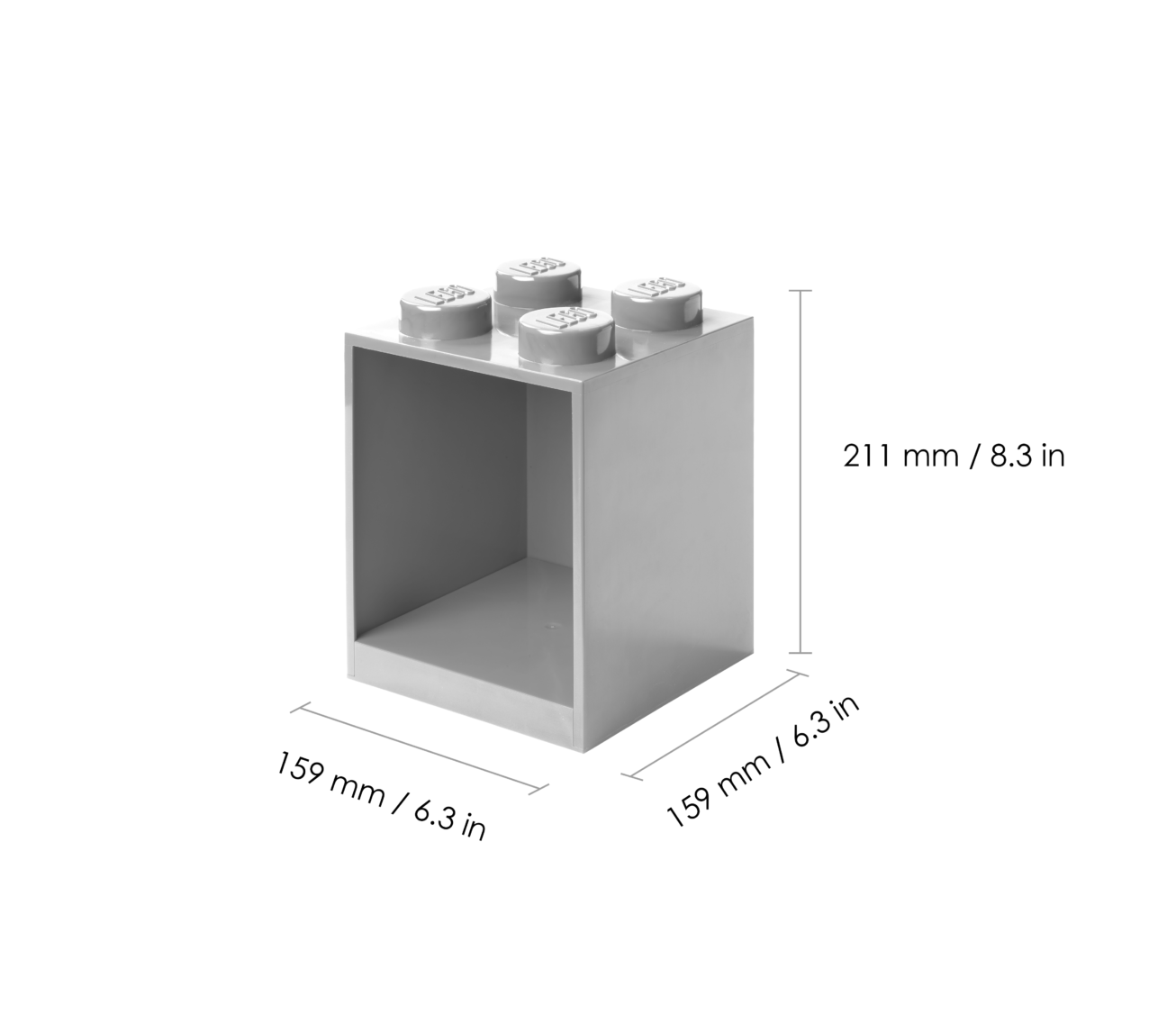 Lego - Brick Shelf Set, 2pcs