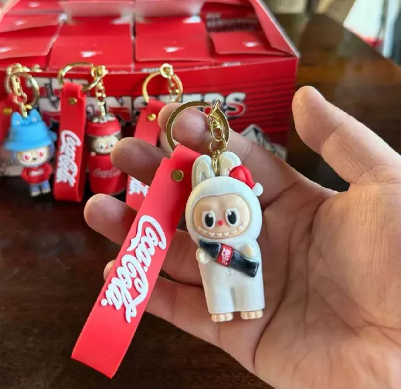 The Monster - Labubu Keychains (Coca-Cola Edition)