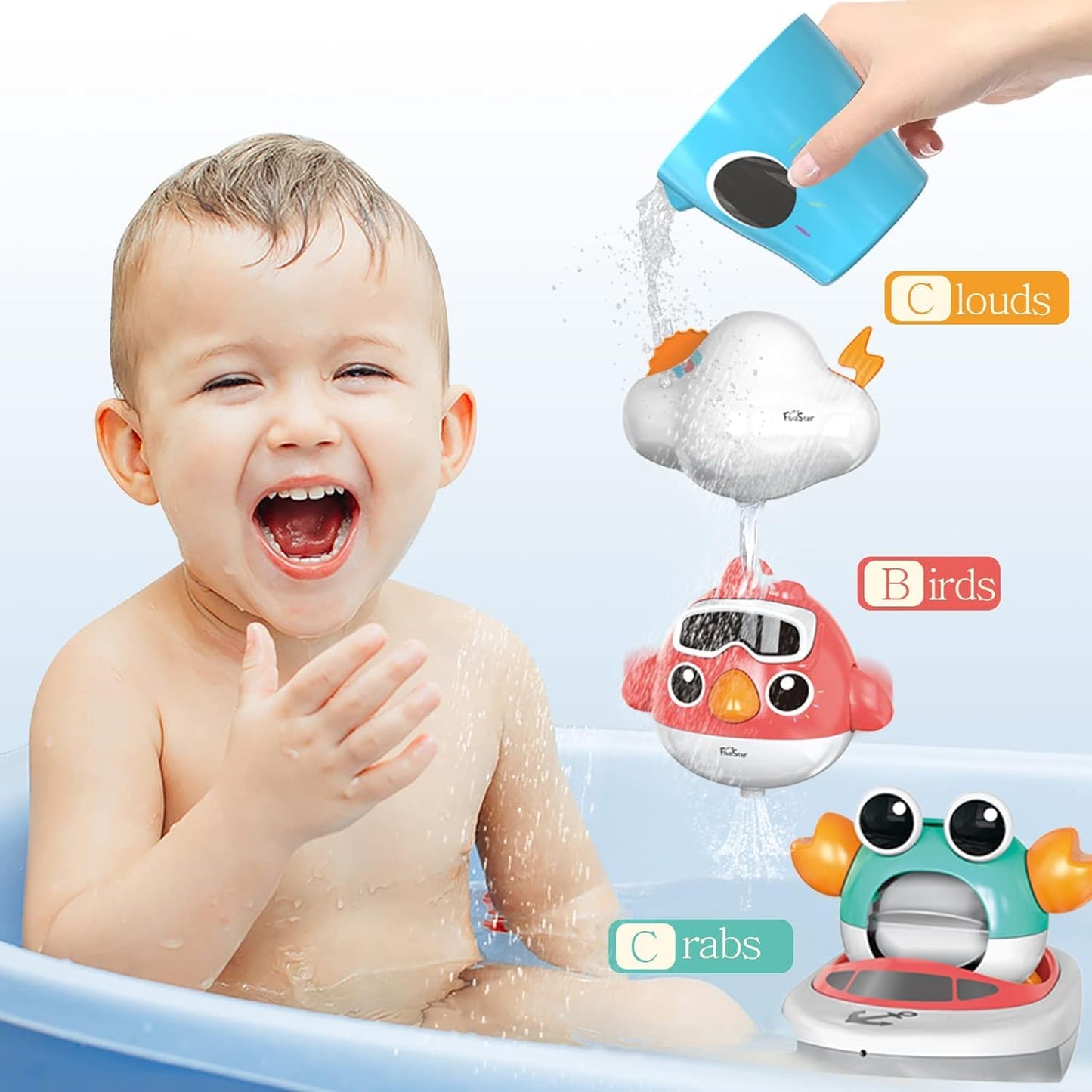 Baby Bath - 5 Charming Water Toys