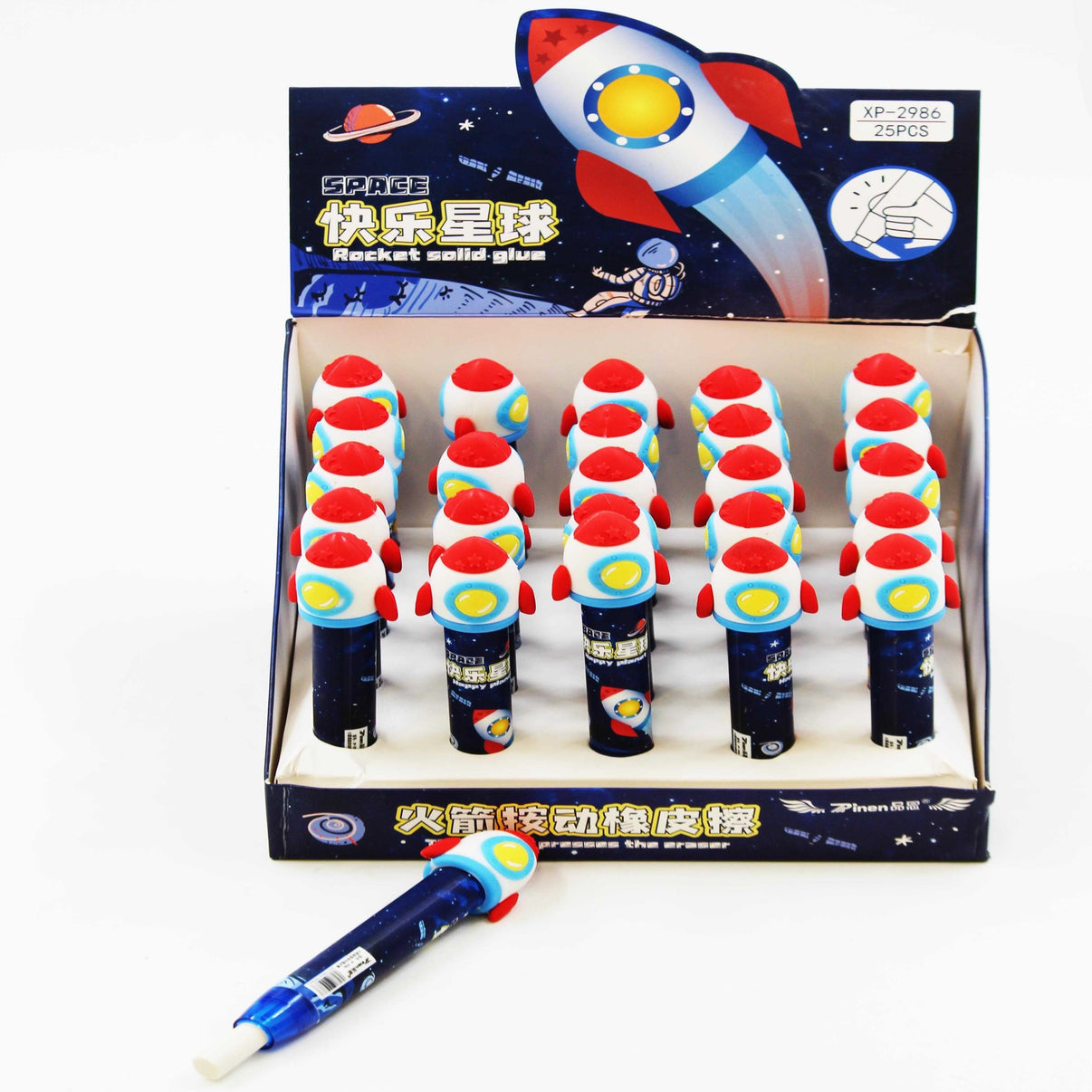 Astro-Unicorn Press Pen Erasers