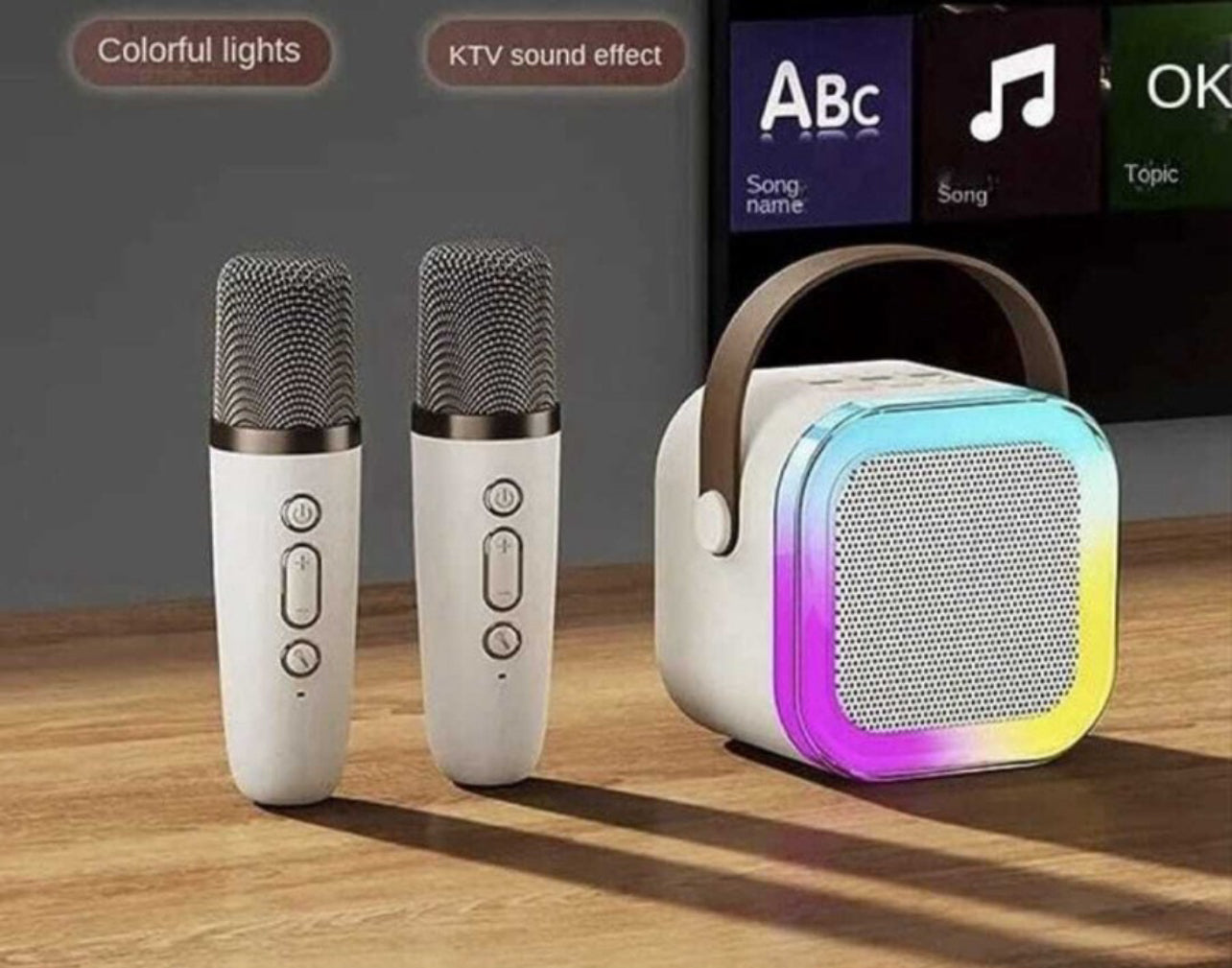 Double Mike Karaoke - Unique | LED Lights | Better Speaker