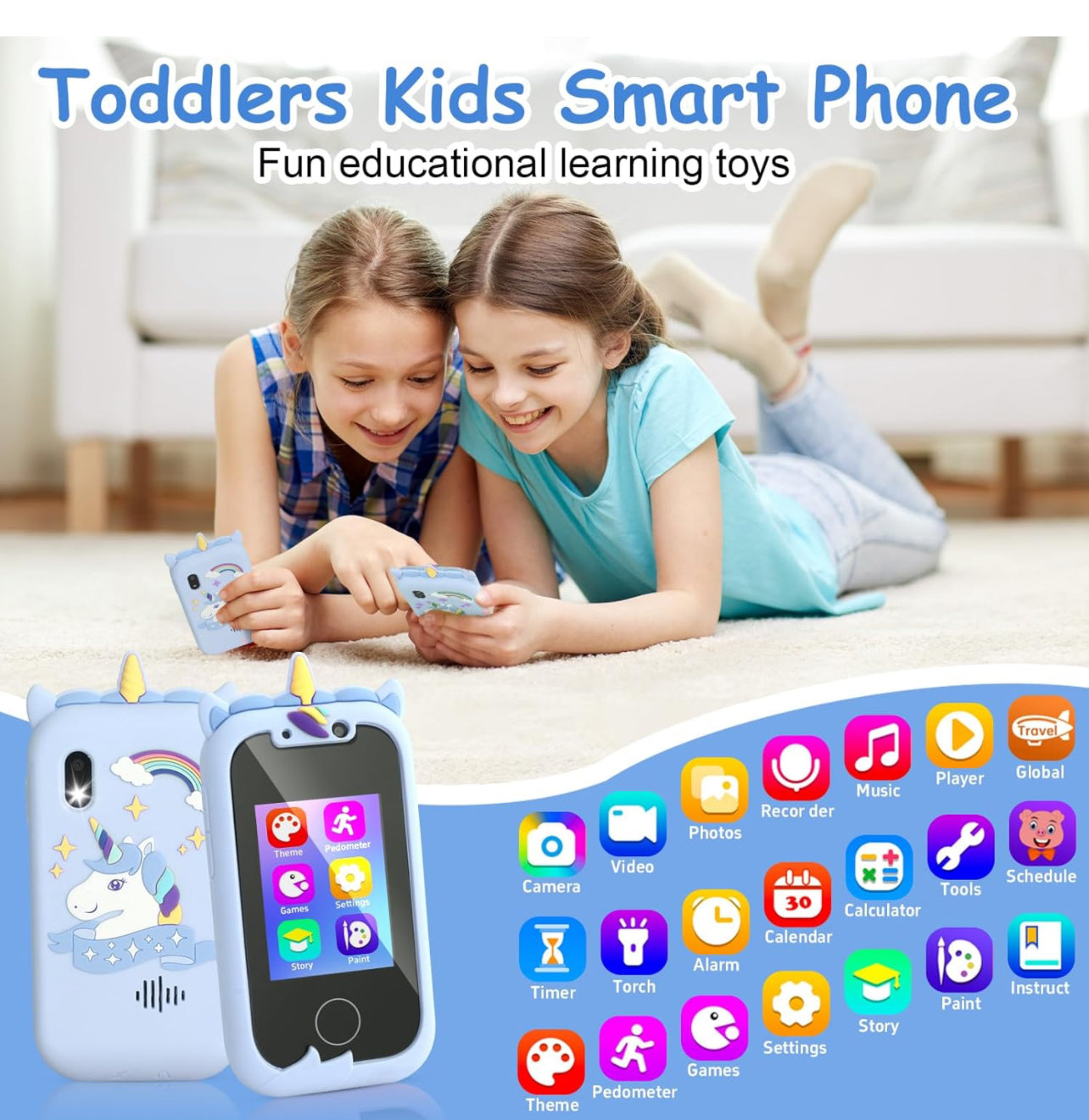Entertaining Kids - Touch Smartphone/Camera | Learning
