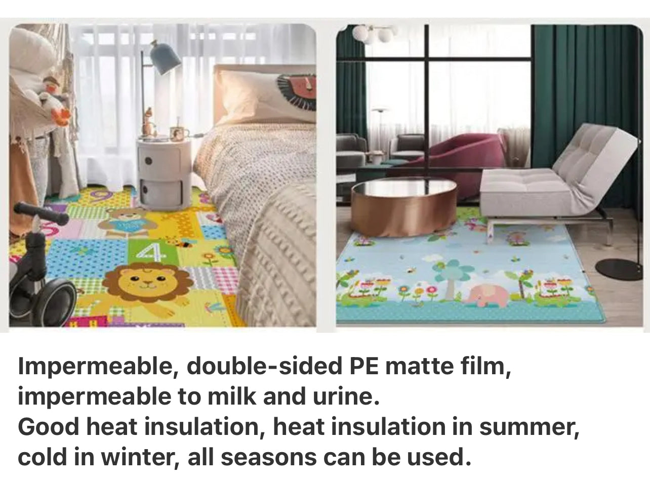 Crawling Buddy - Dual-Sided EPE Foam Play Mat