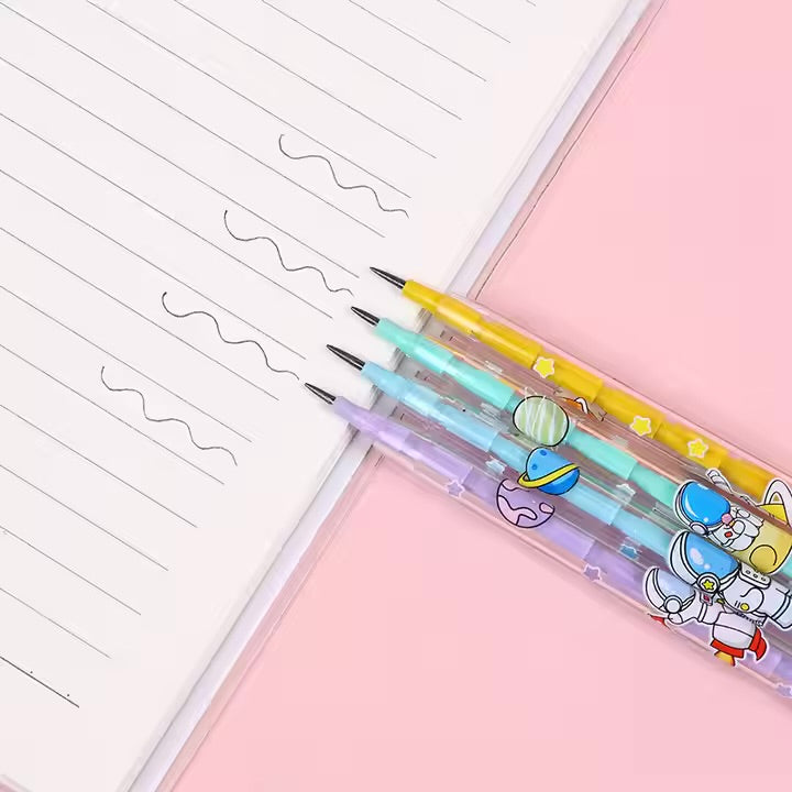 Bullet Stacking Pencils (Set of 4)