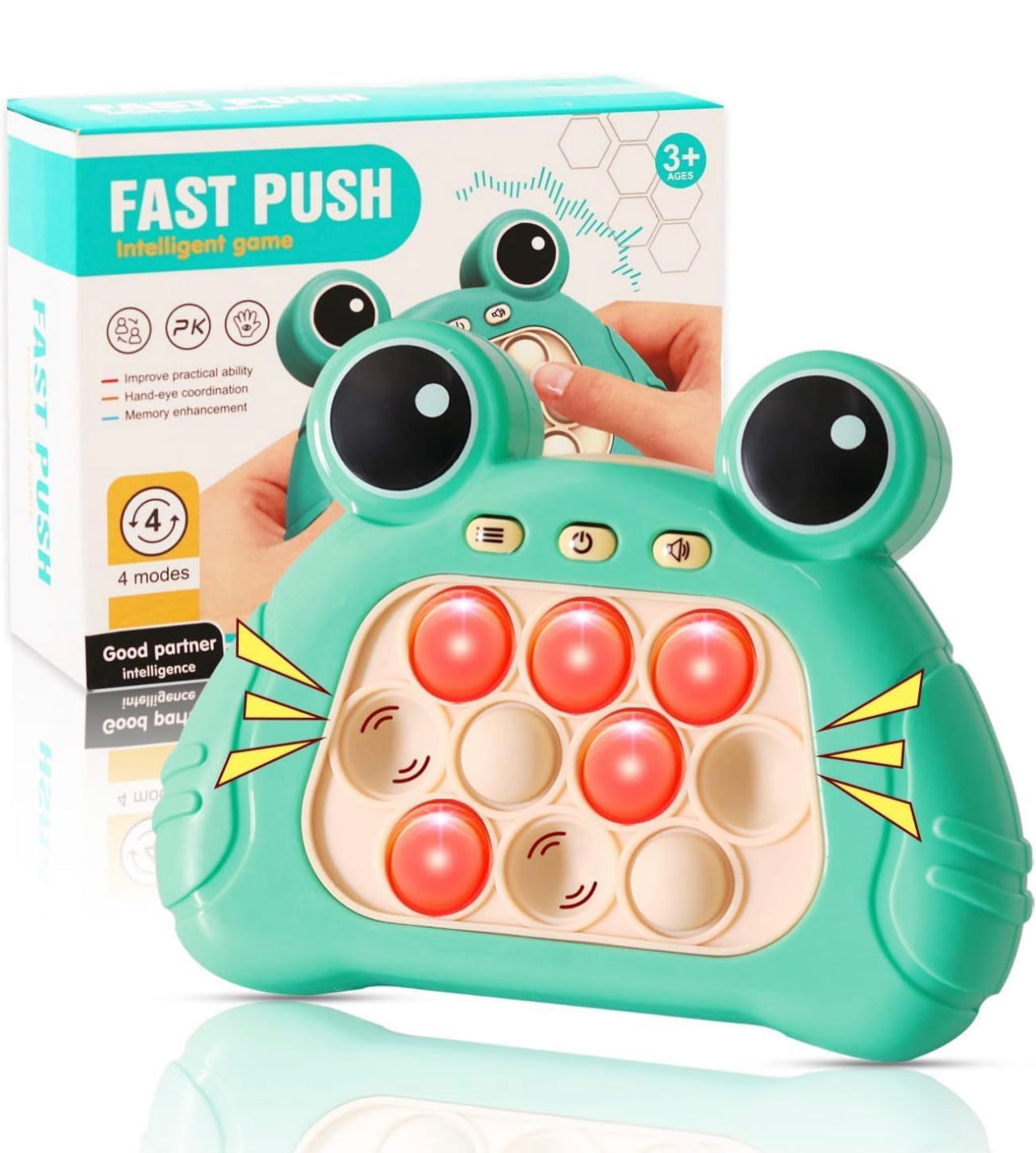 Crab Fast Push : Interactive Stress Relief Toy with Music and Light Ef –  Viaana Kids Store