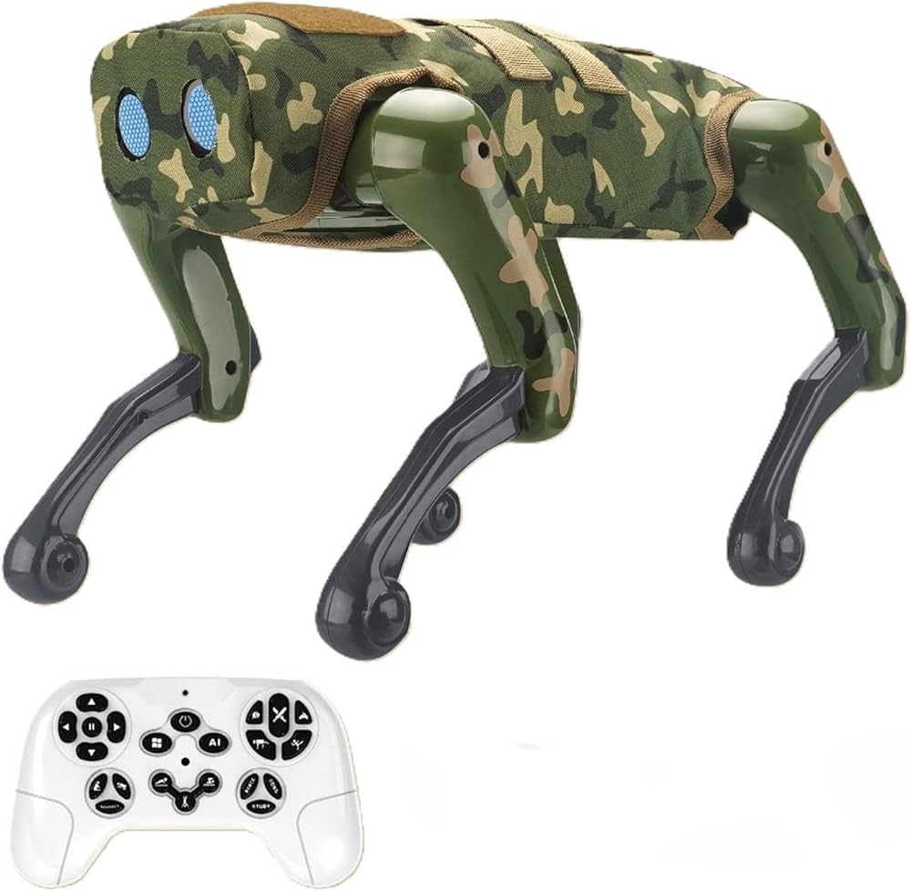 AI Smart Robot Dog Toy 2-in-1 Programmable RC & App Control | Voice Command, Music, Dancing, Storytelling