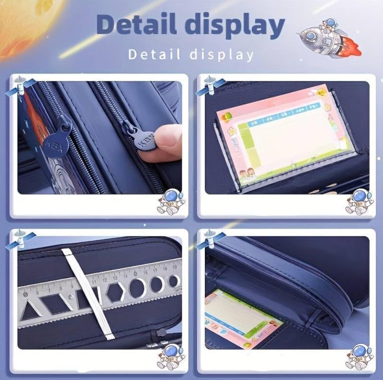 3D Double Layered Pencil Case