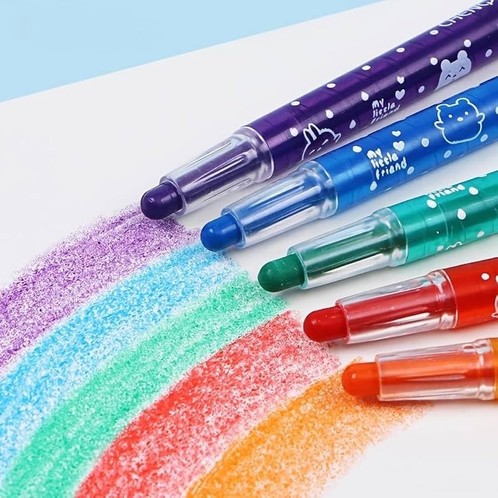 Twist Crayons with Book