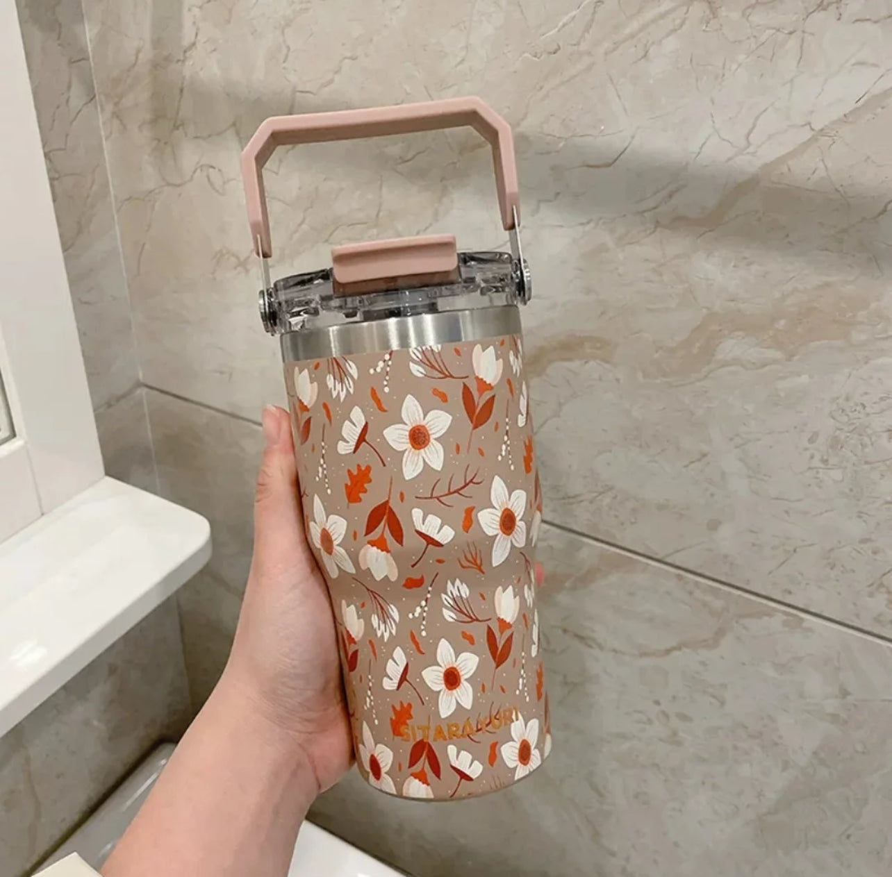 Sitarayuri Floral - Flip Straw | 600ml