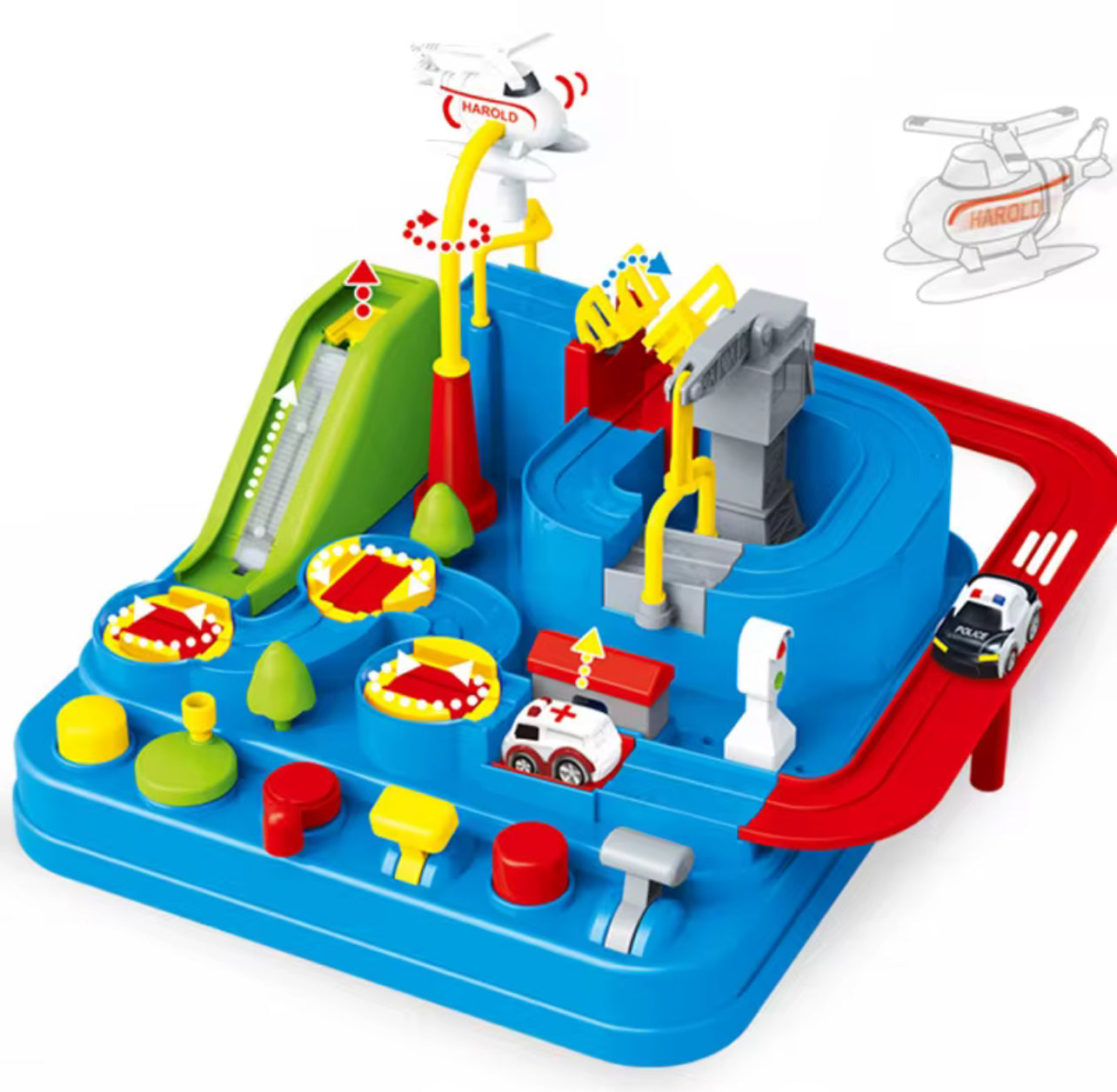 City Rescue Activity for Toddlers | Learning Puzzle