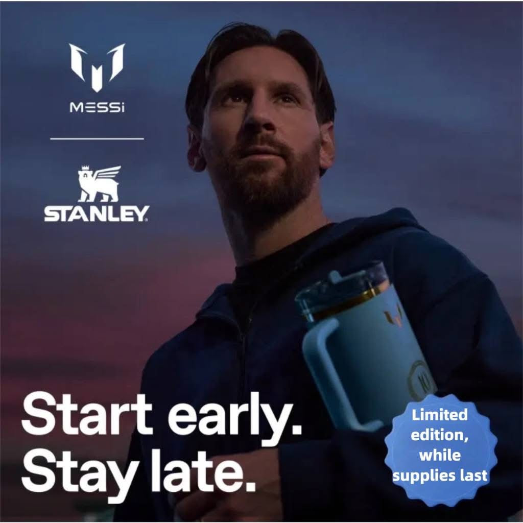 The Messi x Stanley Quencher ProTour Flip Straw Tumbler | 40oz