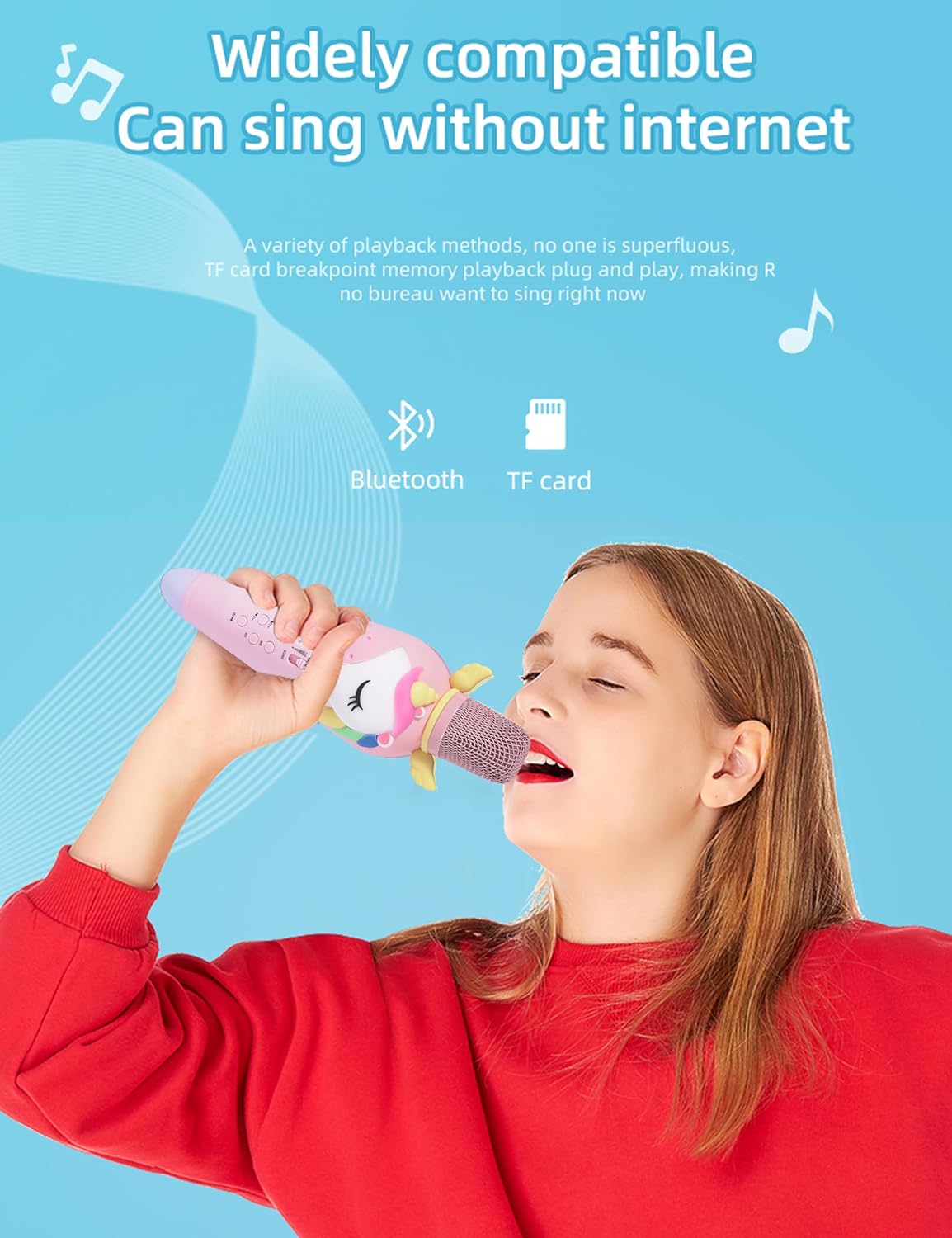 Sing Along Mike - In Built Cute Bluetooth Mike with Speaker