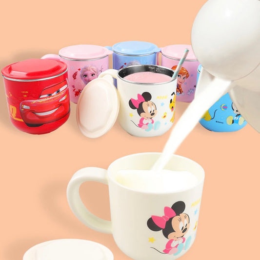 Kids Steel Milk Mugs - 300ml