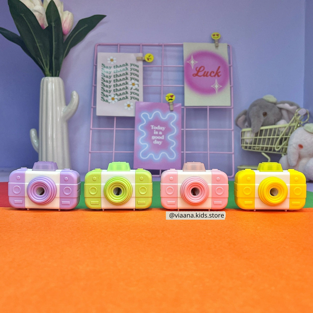 Camera 3 in 1 - Eraser, Sharpener and Duster