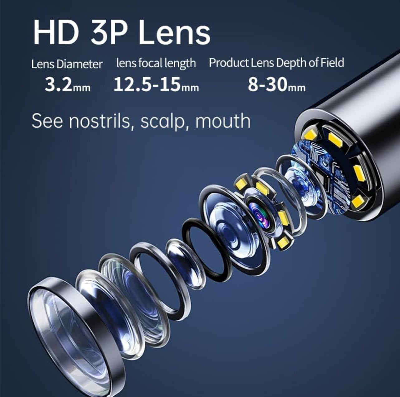 Ear Wax Elimination Kit | Wifi-1080p HD Load Otoscope