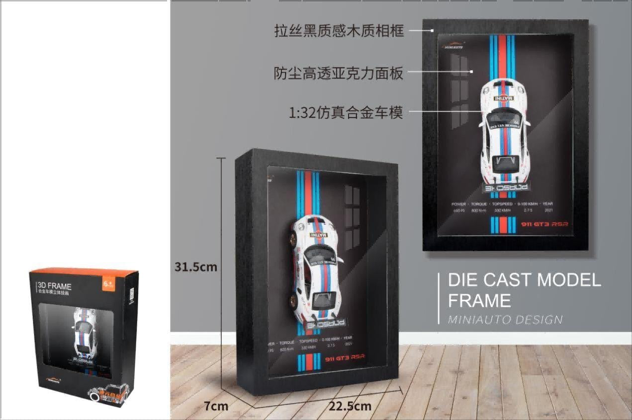 3D Sports Car Frames - 1:32 Model Poster