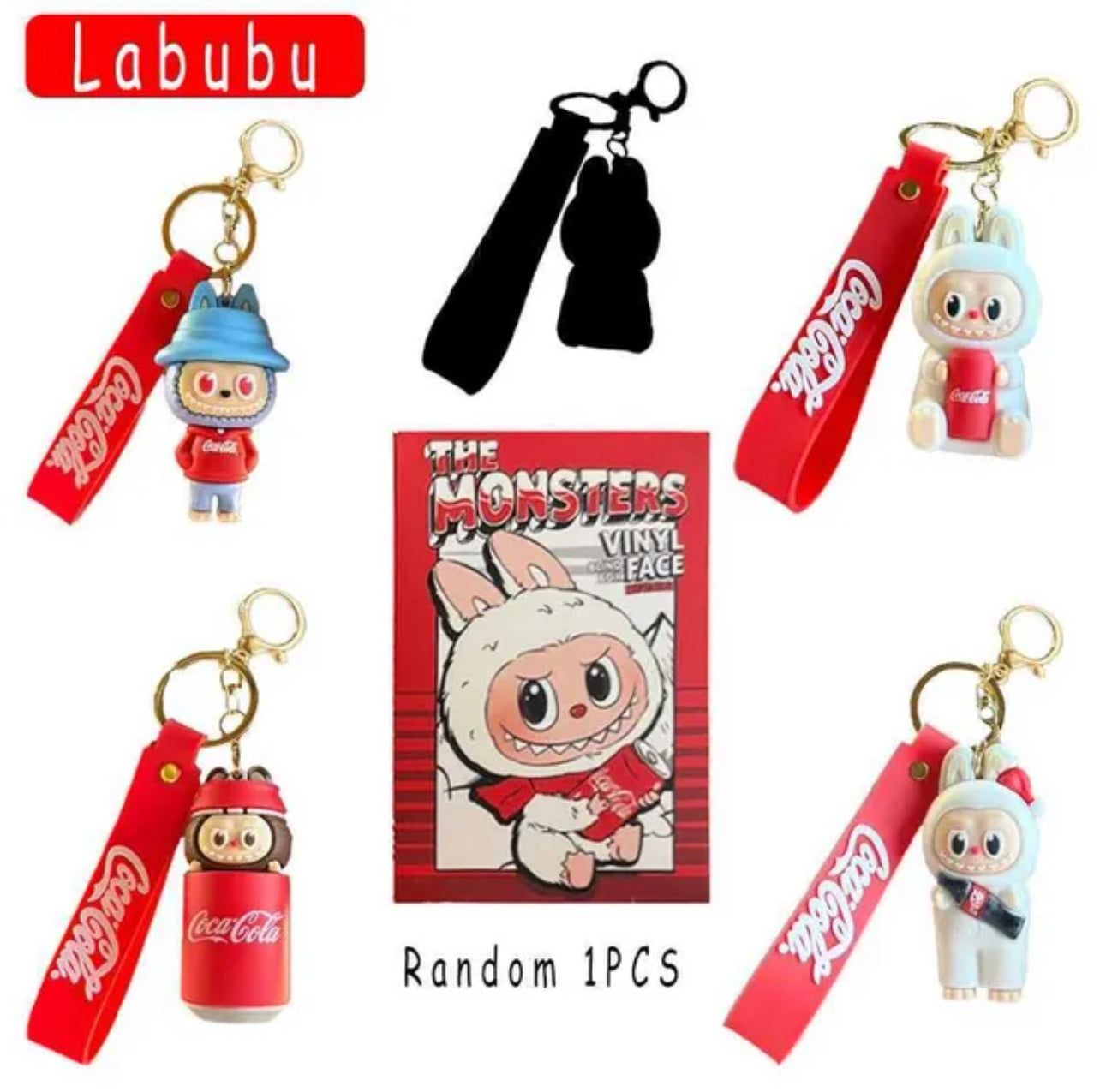 The Monster - Labubu Keychains (Coca-Cola Edition)