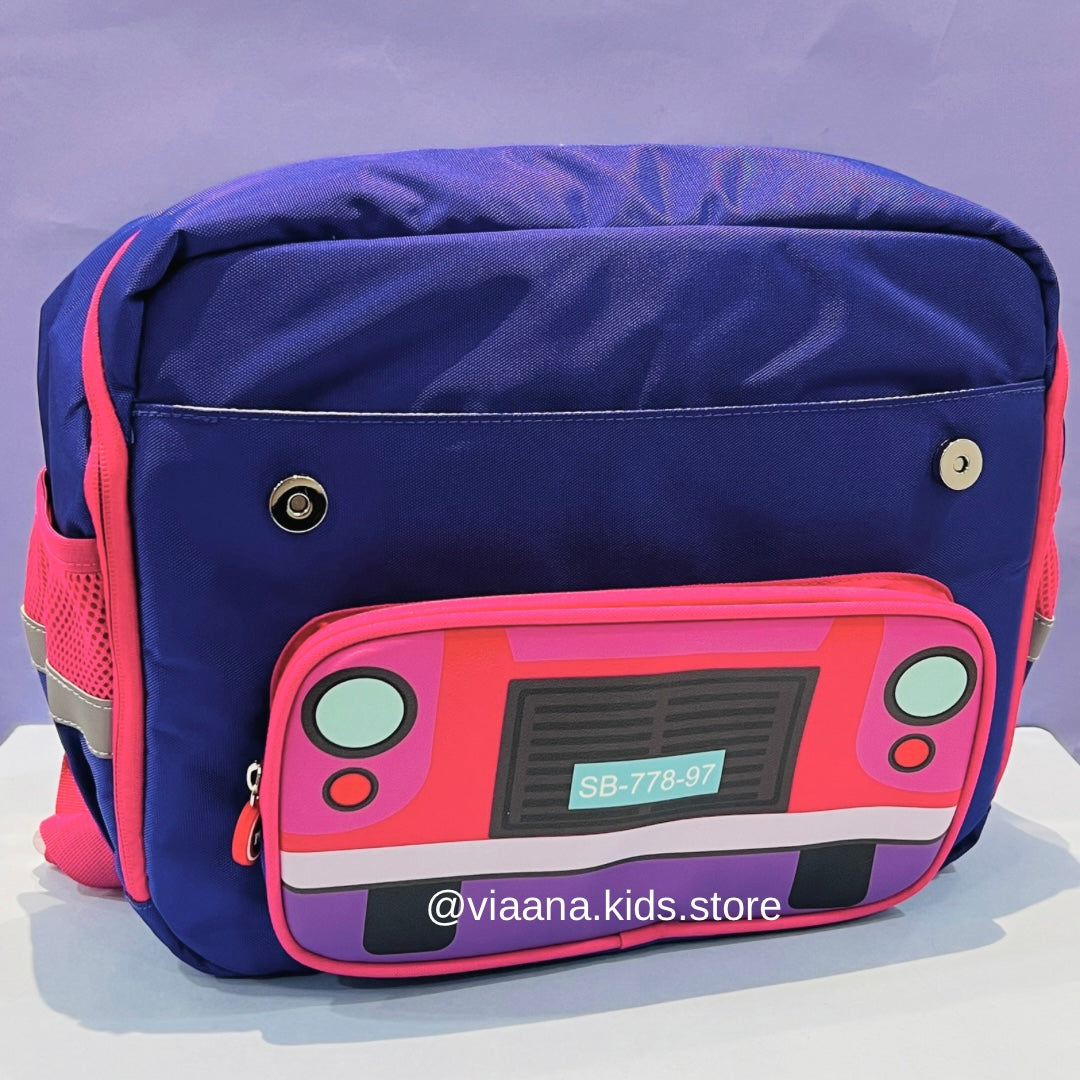 School Bus Backpack- Rectangular Shape !!