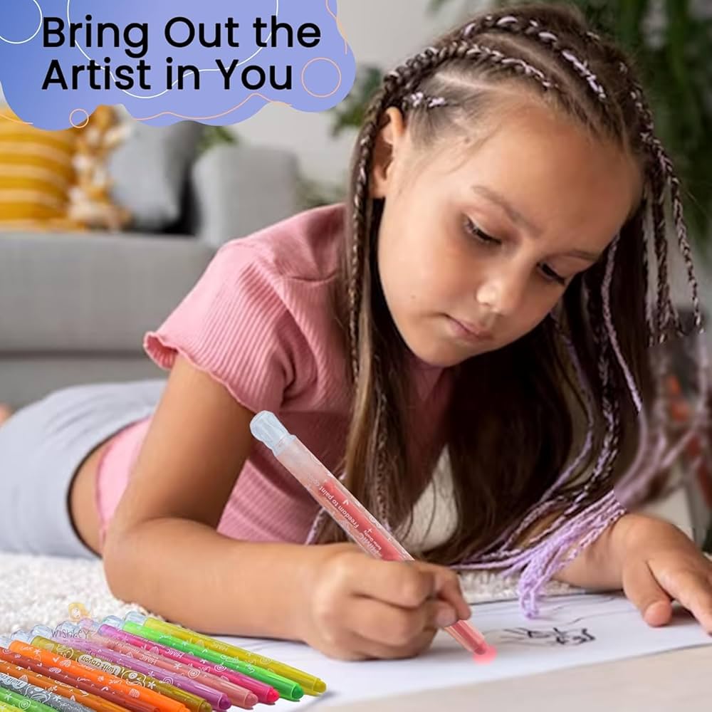 Twist Crayons with Book