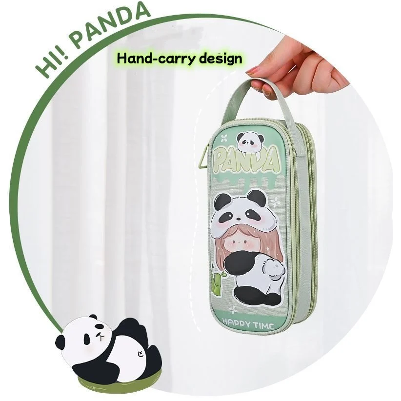 Panda Pouch - 6 Layered Pencil Pouch